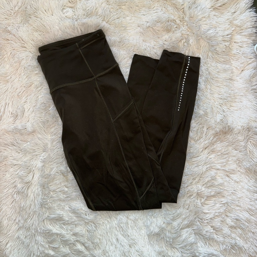 lululemon athletica Dark olive Leggings